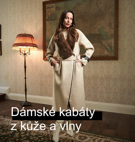 Dámské kabáty z kůže a vlny