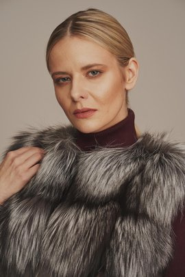 Kožešinová vesta z pravé kožešiny