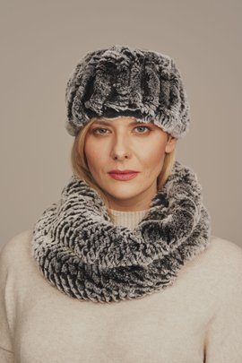 Zimní kožešinová čelenka